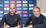 Pep Guardiola và Txiki Begiristain. 