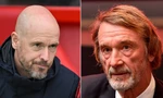 Erik Ten Hag và Sir Jim Ratcliffe.