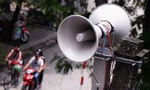 Loa truyền thanh phường ở Hà Nội.