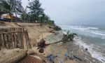 Cảnh báo sóng cao, gió lớn vùng biển Cửa Đại - Cù Lao Chàm, sạt lở bờ biển 