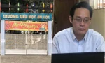 Thầy Sơn (ảnh nhỏ) đã viết đơn đề nghị cho thôi việc tại trường Tiểu học An Lợi, Long Thành, Đồng Nai 