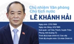 Chân dung Chủ nhiệm Văn phòng Chủ tịch nước Lê Khánh Hải