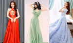 Sở hữu "guốc thần" 25 cm, Hòa Minzy không ngại diện váy dạ hội đụng hàng các nàng hậu Việt
