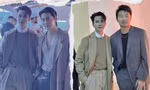 Anh Tú hội ngộ "Shang-Chi" Simu Liu và Suho EXO, netizen: "Nhân ba visual là đây"