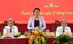 Chủ tịch Quốc hội Nguyễn Thị Kim Ngân phát biểu tại buổi làm việc với tỉnh TT-Huế ngày 17/8/2019