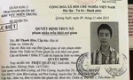 Quyết định truy nã đối tượng đặc biệt nguy hiểm Triệu Quân Sự.