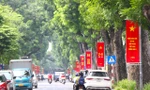 Đường phố Hà Nội rực rỡ cờ hoa chào mừng Quốc khánh 2-9