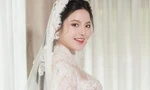 Váy cưới xuyên thấu 150 triệu đồng của Chu Thanh Huyền