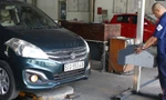 Trung tâm đăng kiểm ở TPHCM vắng vẻ ngày cận Tết