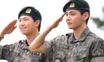 V và RM (BTS) xuất ngũ