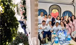 Chú rể của Minh Hằng phải leo thang gặp cô dâu, Lương Mạnh Hải dậy từ 5h sáng đi làm phù rể