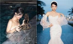 Tiệc đêm đám cưới Minh Hằng: Sao Việt đồng loạt bật "chế độ bay lên", Đông Nhi bị ném xuống hồ bơi