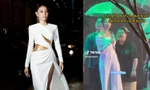 Hành động dưới mưa của Hoa hậu Thùy Tiên dành cho đồng đội được khen ngợi