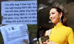 Fan đưa đề Hóa tới thách đố ở buổi diễu hành, Hoa hậu Thùy Tiên cười nghiêng ngả: "Sợ quá"