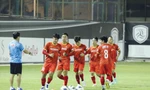 Đội tuyển Việt Nam tích cực tập luyện hướng tới trận ra quân gặp Saudi Arabia. Ảnh: Anh Đoàn 