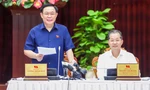 Chủ tịch Quốc hội Vương Đình Huệ làm việc với cán bộ chủ chốt Đà Nẵng