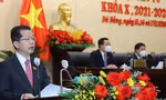 Ông Nguyễn Văn Quảng, Bí thư Thành uỷ Đà Nẵng phát biểu tại kỳ họp. 