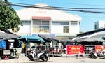 Chợ Lệ Trạch (Hoà Tiến, Hoà Vang) tạm dừng hoạt động để triển khai biện pháp phòng chống dịch COVID-19. 
