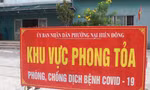 Chung cư 12T3 phường Nại Hiên Đông được áp dụng biện pháp cách ly y tế, phong toả để phòng chống dịch COVID-19. 