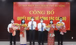 Quang cảnh buổi lễ công bố quyết định về công tác cán bộ của UBND TP Đà Nẵng.
