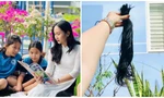 Cảm động trước tấm lòng nhân ái của cô giáo 9X người Lạng Sơn hiến tóc tặng bệnh nhân ung thư