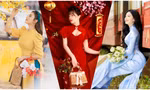 Tết cận kề, giới trẻ mọi miền xúng xính áo dài chụp hình chào Xuân