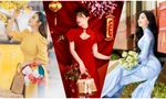 Tết cận kề, giới trẻ mọi miền xúng xính áo dài chụp hình chào Xuân