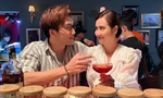 Huyền Lizzie và Đình Tú uống rượu để quay cảnh say