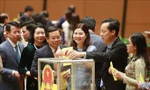 Hình ảnh các đại biểu Quốc hội bỏ phiếu bầu Chủ tịch nước