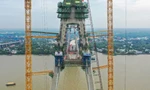 Hình hài dự án cầu dây văng trụ chữ A cao nhất vùng Tây Nam Bộ