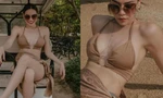 Hồ Ngọc Hà thả dáng với bikini, khoe thân hình nóng bỏng ở tuổi U40