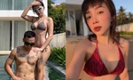 Tóc Tiên tung ảnh bikini bốc lửa bên ông xã Touliver