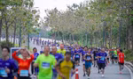 Áo thi đấu giải chạy Thu Duc City Run 2024 làm từ vật liệu tái chế