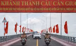 Long An thông xe cầu 150 tỷ đồng nối hai vùng thượng-hạ của Cần Giuộc 