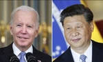 Tổng thống Mỹ Joe Biden (trái) và Chủ tịch Trung Quốc Tập Cận Bình