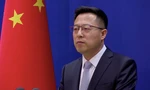 Người phát ngôn Bộ Ngoại giao Trung Quốc Triệu Lập Kiên. (Ảnh: Reuters)