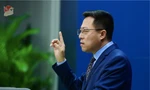 Phát ngôn viên Bộ Ngoại giao Trung Quốc Triệu Lập Kiên. (Ảnh: BNG TQ)