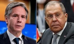 Ngoại trưởng Mỹ Antony Blinken và đồng cấp Nga Sergei Lavrov. (Ảnh: CNN)