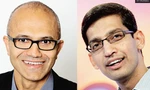 Hai CEO công nghệ Sundar Pichai (trái) và Satya Nadella. (Ảnh: Economic Times)