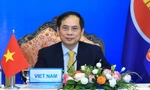 Bộ trưởng Ngoại giao Bùi Thanh Sơn dự hội nghị ASEAN - Mỹ ngày 4/8. (Ảnh: Mofa)