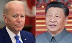 Tổng thống Mỹ Joe Biden (trái) và Chủ tịch Trung Quốc Tập Cận Bình