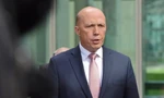 Bộ trưởng Quốc phòng Úc Peter Dutton. (Ảnh: Bloomberg)