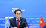 Bộ trưởng Bùi Thanh Sơn chủ trì phiên thảo luận. (Ảnh: Mofa)