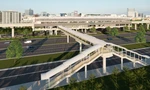 Cầu bộ hành kết nối metro số 1 TPHCM được bổ sung thang máy 