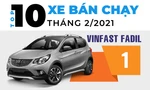 VinFast Fadil lần đầu 'lên đỉnh' top 10 ôtô bán chạy