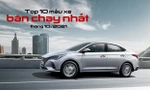 Top 10 ô tô bán chạy nhất tháng 10 tại Việt Nam