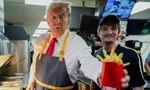Ứng viên tổng thống Mỹ của đảng Cộng hòa Donald Trump 'phục vụ' ở McDonald's