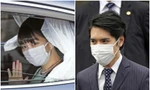 Công chúa Mako và hôn phu Kei Komuro trong ngày kết hôn. Ảnh: Straitstimes