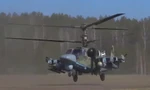 Trực thăng Ka-52 Nga bắn phá vị trí ngụy trang của quân đội Ukraine
