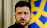 Tổng thống Ukraine vội về nước vì Kiev bị không kích